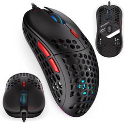 Endorfy Lix Plus Mysz Przewodowa Czarna Pmw3370