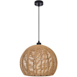 NOWOCZESNA LAMPA WISZĄCA SUFITOWA PLECIONY ŻYRANDOL BOHO 35
