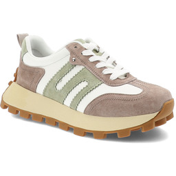 Filippo Beżowe Sneakersy Sportowe Obuwie Damskie