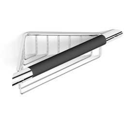 Koszyk narożny z antypoślizgowym uchwytem czarnym 16.039-B Stella