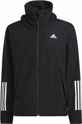 adidas Mężczyźni BSC 3-Stripes RAIN.RDY Jacket, Black, L