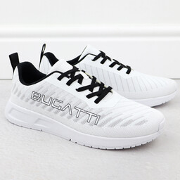 Półbuty sportowe męskie białe Bugatti 345-98003-6900