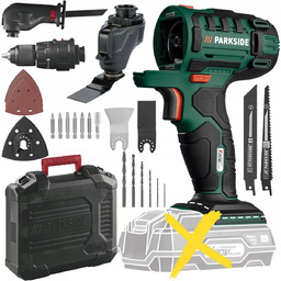 Akumulatorowe Narzędzie Wielofunkcyjne 3w1 20V Wiertarka Wyrzynarka