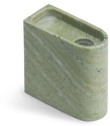 Northern - Monolith Świecznik Low Mixed Green Marble