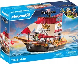 Playmobil 71418 Pirates statek piracki piraci żagle kotwica