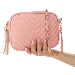 Alessio TOREBKA Damska CROSSBODY PIKOWANA na ramię łańcuszek