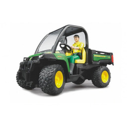 Bruder, Wywrotka John Deere Gator 855D z kierowcą,