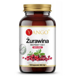 YANGO Żurawina Ekstrakt 150:1, 60 kaps. -> Odbiór