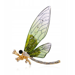 efektowna BROSZKA w kolorze złotym OZDOBA do ubrań