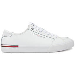 Tenisówki Tommy Hilfiger Core Corporate Vulc Leather FM0FM05399