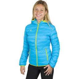 IZAS Damska kurtka puchowa Musa wielokolorowa turkusowy/limonkowy zielony