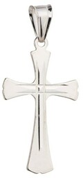 Srebrny Krzyżyk Gładki pr 925