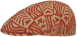 Kaszkiet Network 507 by Kangol, beżowo-czerwony, cm