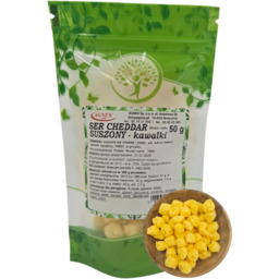 Ser cheddar suszony kawałki 50g