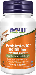 Now Foods Probiotic-10, 50 Bilion, 50 kapsułek wegańskich