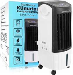 Klimatyzator przenośny pokojowy wodny klimator Klimatyzer wentylator pilot