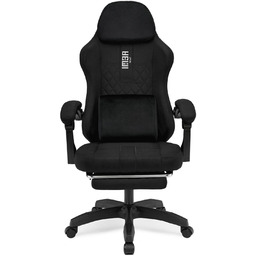 Fotel gamingowy IMBA RANGER czarny materiałowy