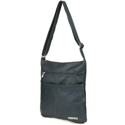 Listonoszka skórzana Beltimore A4 934 granatowa