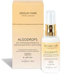 Sensum Mare AlgoDrops Satin SPF 50+/PA++++ Emulsja ochronna