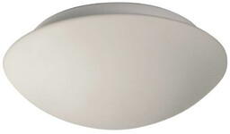Candellux Minimalistyczny plafon szklany Nina 12-74150 okrągły biały