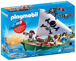 PLAYMOBIL 70151 Statek piracki z silnikiem podwodnym