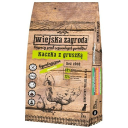Karma sucha dla psa WIEJSKA ZAGRODA, kaczka gruszka,