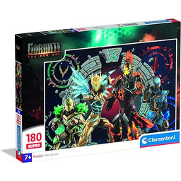 Clementoni Puzzle 180 elementów, ilustracja Gormiti, dla dzieci