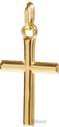 Zawieszka krzyżyk złoty pr.585