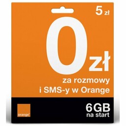 ORANGE Pakiet startowy One 5zł