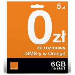 ORANGE Pakiet startowy One 5zł