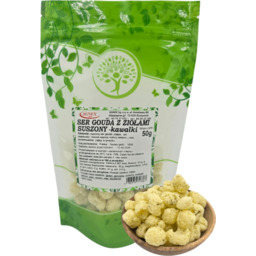 Ser gouda z ziołami suszony kawałki 50g