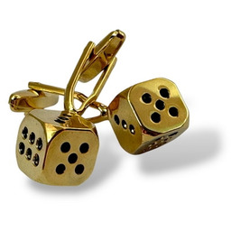 Pakamera Spinki do mankietów - KOSTKI DLA GRACZA