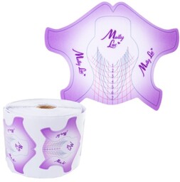 Szablony formy do paznokci flexible transparent pudrowy róż