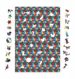 Puzzle Impossible Sowy 480 Elementów puzzle drewniane
