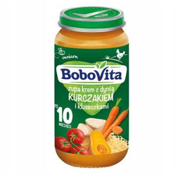 BOBOVITA Zupa krem z dynią, kurczakiem i kluseczkami