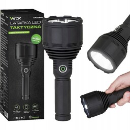 Jasna latarka taktyczna krótka 30W 3000lm Vayox mocny