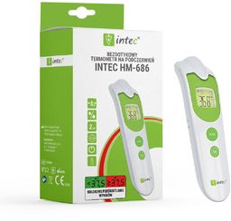 Termometr bezdotykowy na podczerwień INTEC HM-686