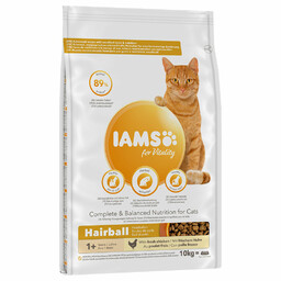 IAMS Advanced Nutrition Hairball z kurczakiem - 10