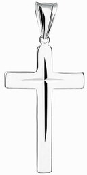 Srebrny Krzyżyk Gładki pr 925