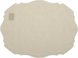 BIAŁA PORCELANA - Podkładka w kształcie Ecru Ammanto