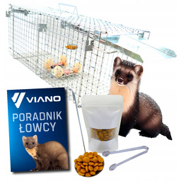 Duża Żywołapka Pułapka Na Kuny Szczury Łasice Norki