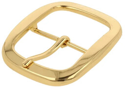 Klamra do paska 40mm Damska z Szlufką Złota