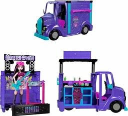 Monster High Koncertowy Food Truck + Lalka Zestaw