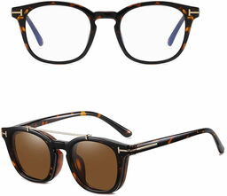 Stylion 2w1 Okulary do komputera z nakładką przeciwsłoneczną