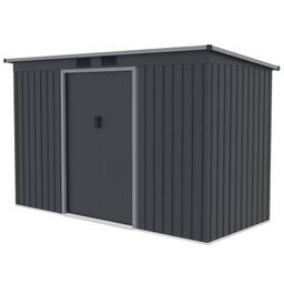 domek ogrodowy narzędziowy LANITPLAST HALLE 94 ANTRACYT LG4024