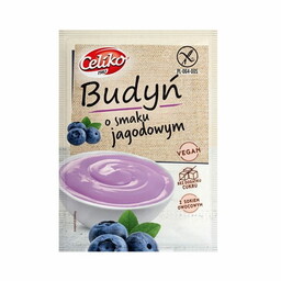 BUDYŃ O SMAKU JAGODOWYM BEZGLUTENOWY 40 G CELIKO