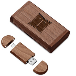 Pendrive drewniany z grawerem 64 GB w magnetycznym