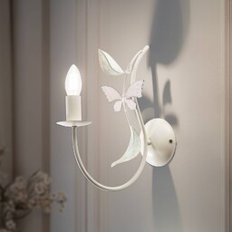 Kinkiet Summer Luminex, możliwość ściemniania, biały / opal,