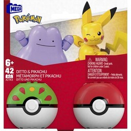 MEGA Klocki konstrukcyjne Pokemon Pikachu Ditto JCT43