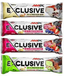 Amix Exclusive Baton białkowy 85 g podwójna czekolada